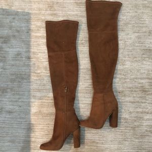 ALDO Over the Knee Brown Suede boots